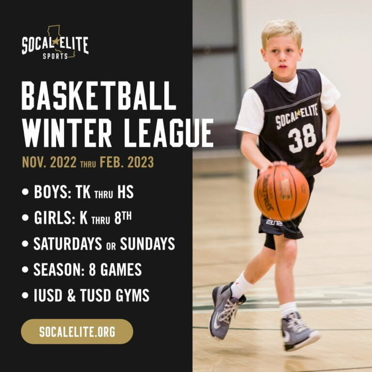 Youth Basketball & Volleyball 202223 Winter Leagues SoCal Elite Sports