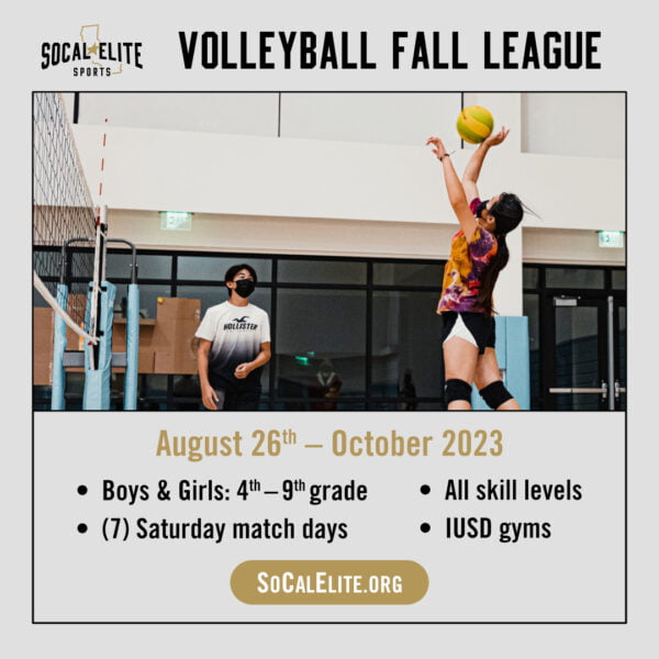 Volleyball Fall League SoCal Elite Sports